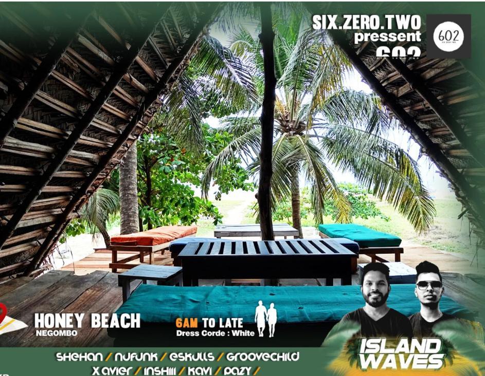 Honey Beach Hostel Negombo Esterno foto